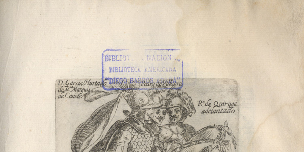 García Hurtado de Mendoza, Pedro de Valdivia y Rodrigo de Quiroga