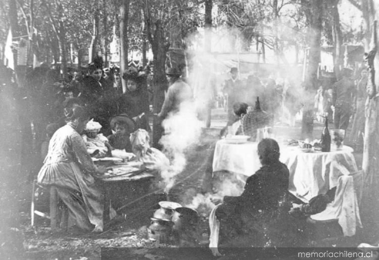 Dieciocho de septiembre en el Parque Cousiño