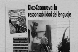 Díaz-Casanueva : la reponsabilidad del lenguaje
