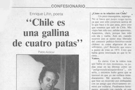 Chile es una gallina de cuatro patas