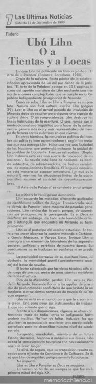 Ubú Lihn o a tientas y a locas