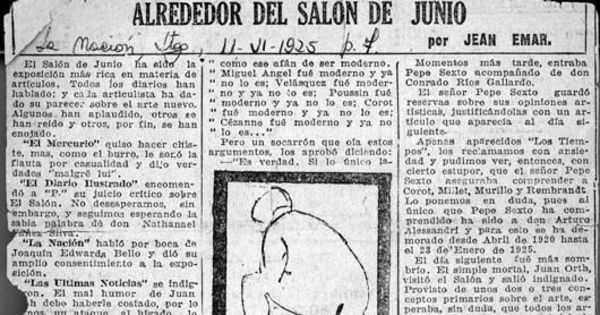 Alrededor del Salón de junio