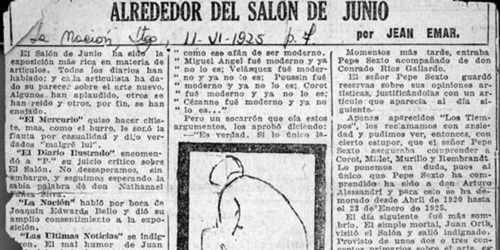 Alrededor del Salón de junio