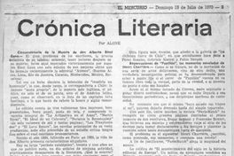 Crónica literaria