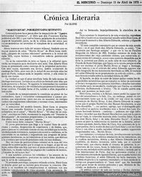 Crónica literaria