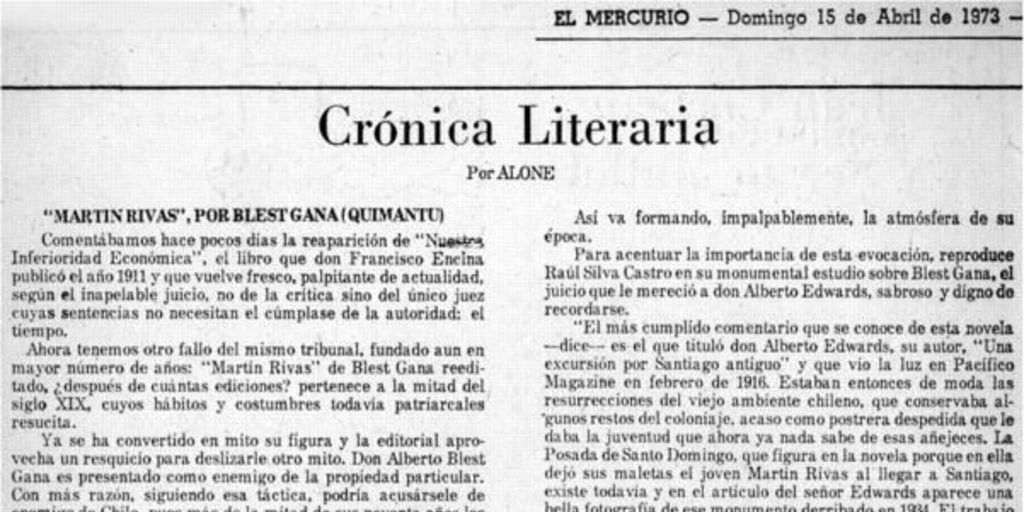 Crónica literaria