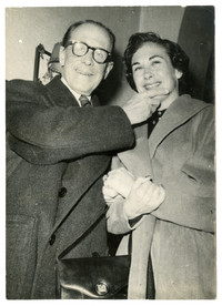 Mariano Latorre junto a su hija Mireya Latorre