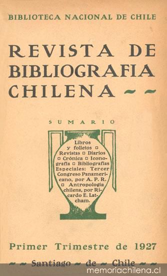 Revista de bibliografía chilena