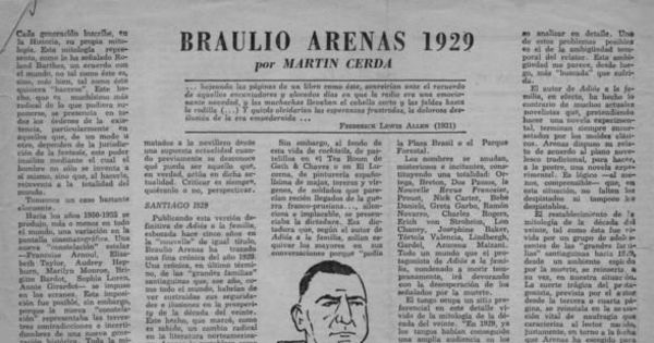 Braulio Arenas 1929
