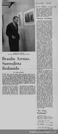 Braulio Arenas, surrealista redimido