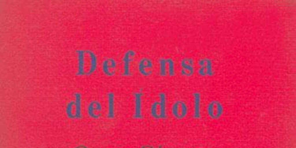 Defensa del ídolo