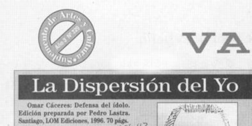 La dispersión del yo