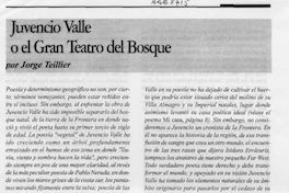 Juvencio Valle, o, El gran teatro del bosque