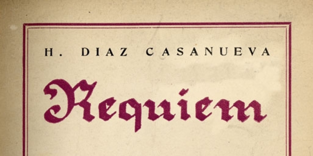 Portada de Réquiem, 1945