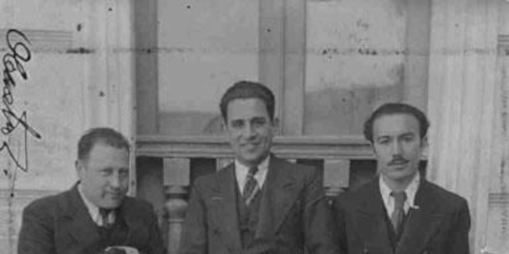 Óscar Castro junto a Armando Loyola, Hernán Honorato, Gonzalo Drago, Carlos Peña y Lillo y Gustavo Martínez