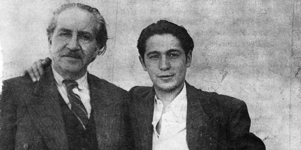 Antonio Acevedo Hernández y Nicomedes Guzmán