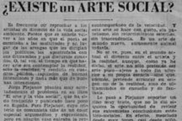 ¿Existe un arte social?