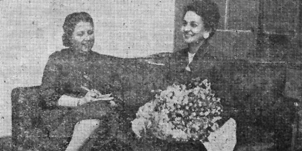 María Virginia Mondaca, hija de Carlos Mondaca, junto a Luisa Kneer