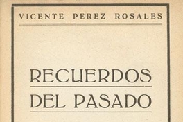 Portada de Recuerdos del pasado: 1814-1860