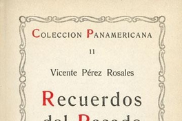 Portada de Recuerdos del pasado: 1814-1860