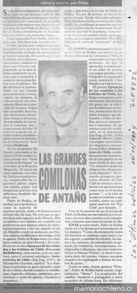 Las grandes comilonas de antaño