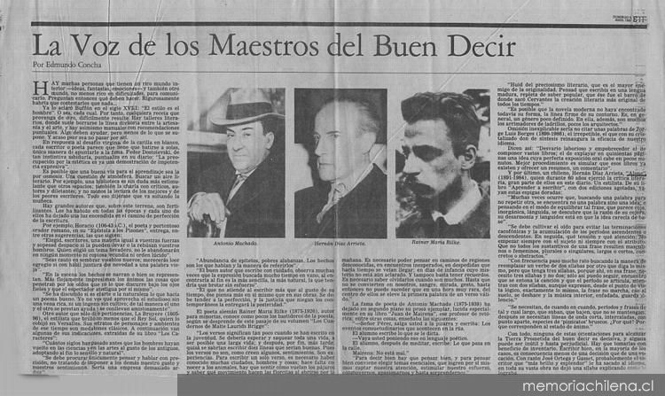 La voz de los maestros del Buen Decir