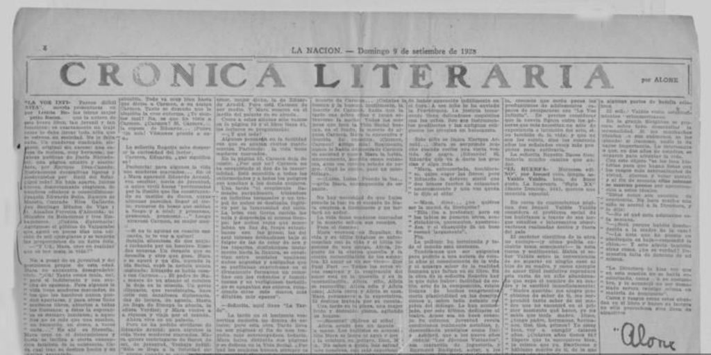 Crónica literaria