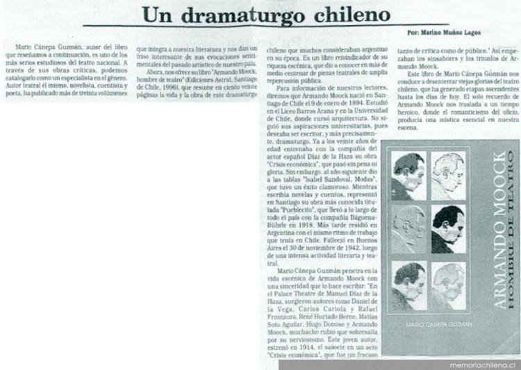 Un dramaturgo chileno