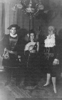 Fernando Debesa, Graciela Roepke y Pedro Mortheriu, fundadores del Teatro Ensayo de la Universidad Católica