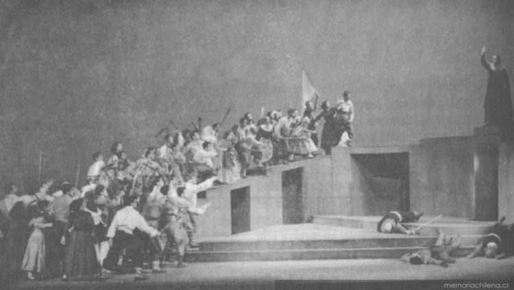 Fuenteovejuna, Instituto de Teatro de la Universidad de Chile, 1952