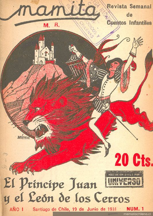 Mamita : revista semanal de cuentos infantiles : Nº 1, año 1, 19 de junio de 1931