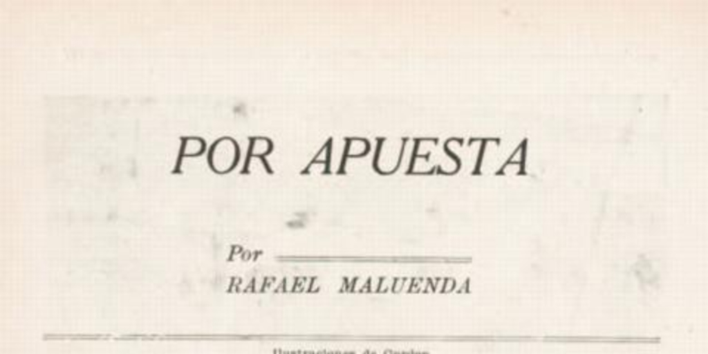 Por apuesta