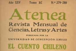 Atenea : revista mensual de Ciencias, Letras y Artes nº 279-280