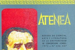 Atenea : revista de Ciencias, Letras y Artes nº 426-427