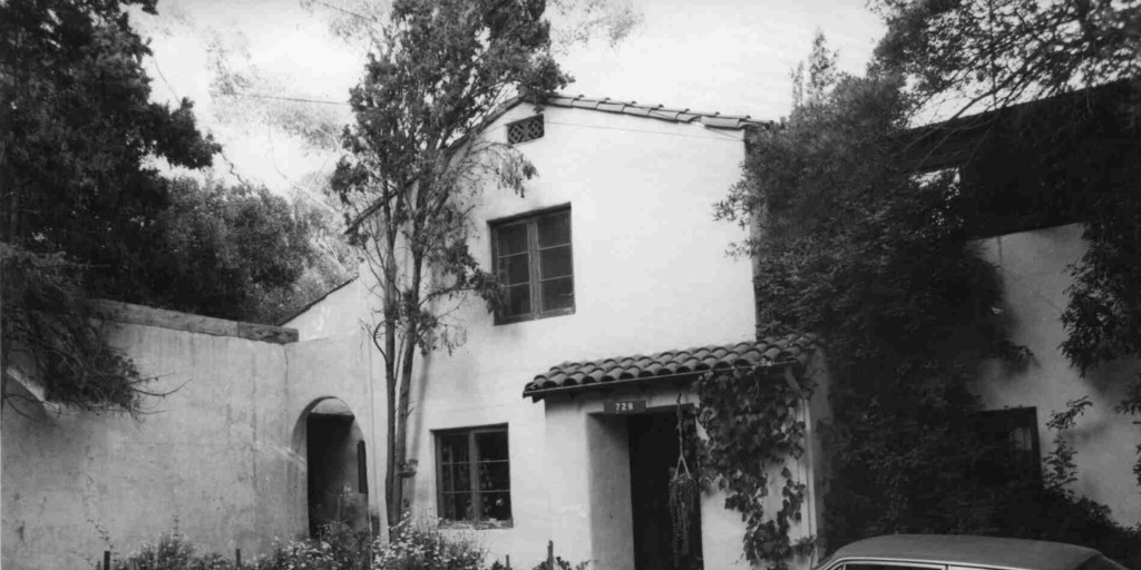 Casa de Gabriela Mistral en Santa Bárbara, Estados Unidos