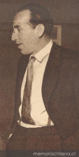 José Miguel Vicuña hacia 1957