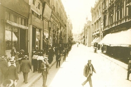 Calle Huérfanos, Chile, hacia 1915