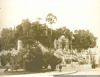 Cerro Santa Lucía hacia 1915