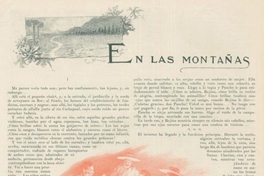 En las montañas
