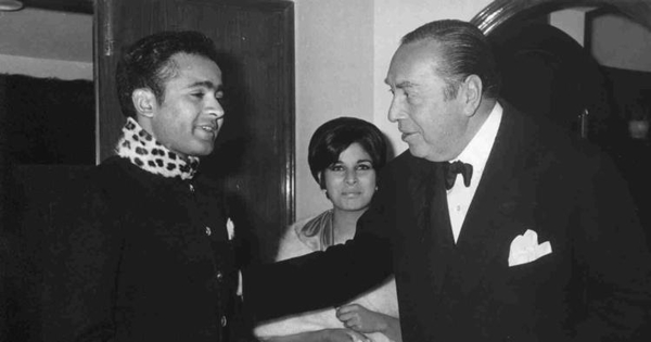 Julio Barrenechea en la India, 1970