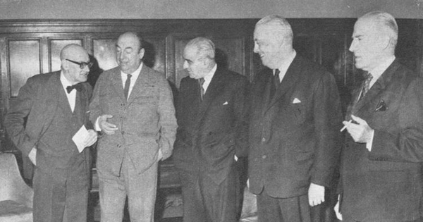 Benjamín Subercaseaux y el Jurado del Premio Nacional de Literatura, 1963