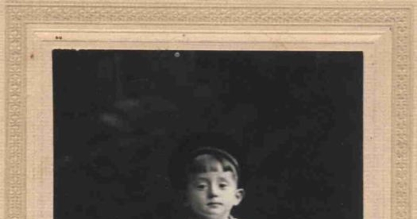 Roque Esteban Scarpa a los tres años de edad, Punta Arenas