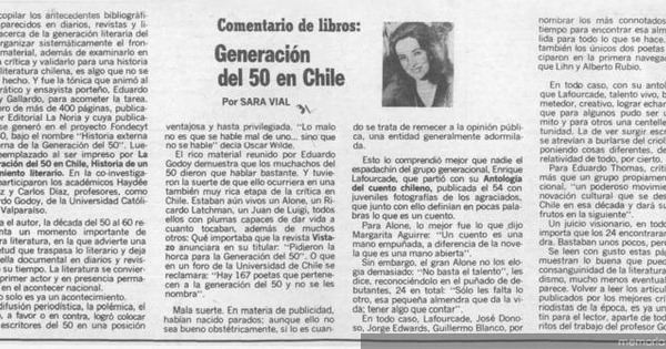 Generación del 50 en Chile