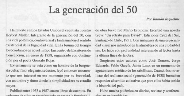 La generación del 50