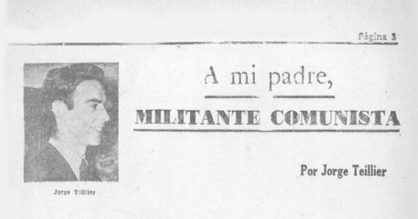 A mi padre, militante comunista