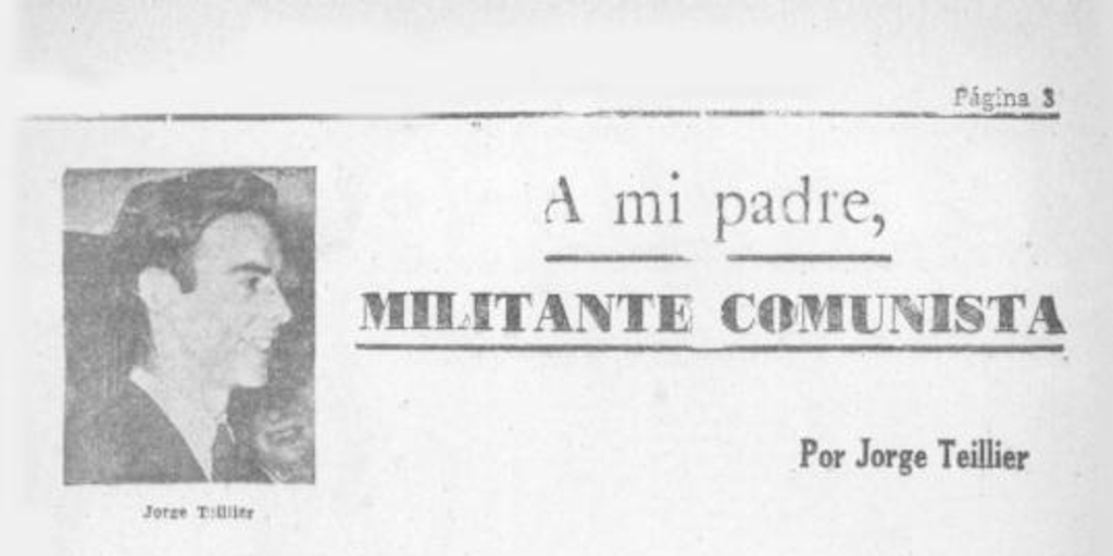 A mi padre, militante comunista
