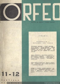 Orfeo : revista de poesía y teoría poética : nº 11-12