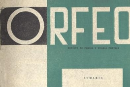 Orfeo : revista de poesía y teoría poética : nº 11-12