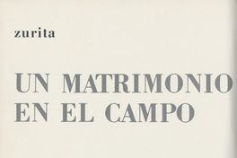 Un matrimonio en el campo