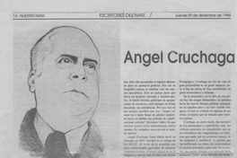 Ángel Cruchaga Santa María y la voz del mar